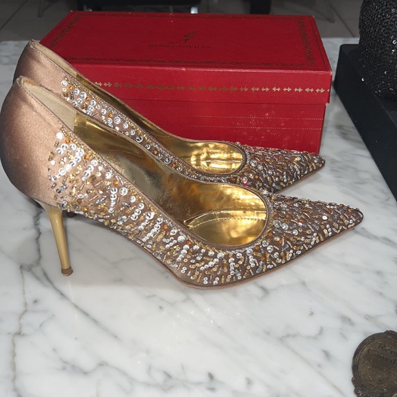 Rene Caovilla Cinderella slippers - Picture 2 of 4